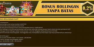 Link Slot Bonus Rollingan Terbesar Di Dunia