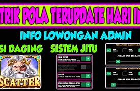 Lowongan Admin Slot 2022 Jakarta Terbaru Hari Ini Live Scores